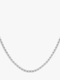 HUGO BOSS Men's Evan Chain Necklace, Silver