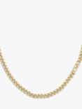 HUGO BOSS Kassy Curb Chain Necklace, Gold