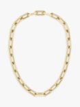HUGO BOSS Halia Chain Link Necklace, Gold