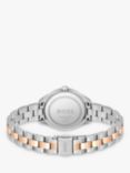 HUGO BOSS Women's Sage Bracelet Strap Watch, Silver/Rose Gold 1502727