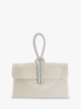 Dune Brynie Diamante Handle Textured Grab Bag, Gold