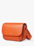 Aspinal of London Ella Pebble Leather Crossbody Bag, Orange