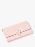 Aspinal of London Croc Effect Leather Travel Wallet, Rose