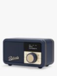 Roberts Revival Petite 2 DAB/DAB+/FM Bluetooth Portable Digital Radio with Alarm, Midnight Blue