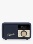 Roberts Revival Petite 2 DAB/DAB+/FM Bluetooth Portable Digital Radio with Alarm, Midnight Blue