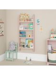Great Little Trading Co Greenaway Narrow Gallery Bookcase, Chalk Pink