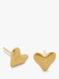 Monica Vinader Heart Stud Earrings, Gold