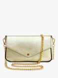 Apatchy The Munro Leather Shoulder Bag, Gold