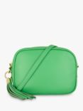 Apatchy Leather Crossbody Bag, Bottega Green