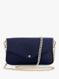 Apatchy The Munro Leather Shoulder Bag, Navy