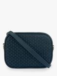 Apatchy The Penelope Woven Leather Camera Bag, Navy