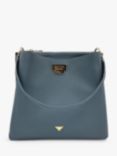Apatchy Leather Tote Bag, Denim Blue