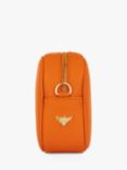 Apatchy Leather Crossbody Bag, Orange