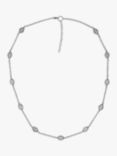 Nina B Lantern Necklace, Silver