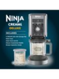 Ninja CREAMi Deluxe 10-in-1 Ice Cream & Frozen Drink Maker, Black/Silver