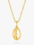 Rachel Jackson London Art Deco Symbolic Number Necklace, Gold