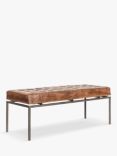 Nkuku Nasan Leather Upholstered Bench