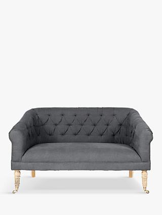 Shristi Range, Nkuku Shristi Upholstered Sofa, Light Leg, Grey