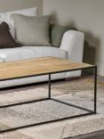 Nkuku Rishin Grooved Wood Coffee Table