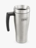 Thermos Icon Series Insulated Stainless Steel Travel Mug, 470ml, Silver