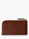 Mulberry Continental Small Classic Grain Leather Key Pouch, Oak