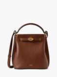 Mulberry Islington Small Classic Grain Leather Bucket Bag, Oak