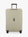 Samsonite Essens 4-Wheel 75cm Large Recycled Suitcase, Warm Neutral