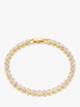 Orelia Chunky Crystal Tennis Bracelet, Gold