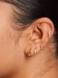 Orelia Cubic Zirconia Spike Drop Single Earring, Gold