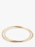 Dinny Hall Signature Interlinked Double Bangle, Gold