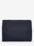Barbour Cascade Waxed Hanging Wash Bag, Navy