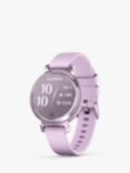 Garmin Lily 2 Smart Fitness Watch with Silicone Band, Cream Gold/Coconut, Lilac