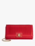 Dune Serenities Pleated Clutch Bag, Red