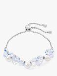 COEUR DE LION Swarovski Crystal & Freshwater Pearl Bracelet, Silver
