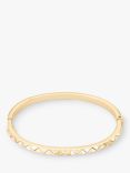 COEUR DE LION Textured Folding Clasp Bracelet, Gold