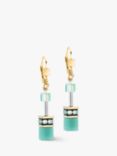 COEUR DE LION Swarovski Crystal Drop Earrings, Soft Green