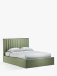 John Lewis Fluted Ottoman Storage Upholstered Bed Frame, Double