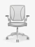 Humanscale Diffrient World Mesh Task Chair, Silver/White