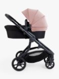 iCandy Orange 4 Pushchair, Carrycot & Accessories with Cocoon Car Seat and Base Travel Bundle, Rose
