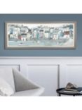 John Lewis Adelene Fletcher 'Shoreline' Framed Canvas, 52 x 138cm, Blue/Multi