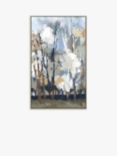 John Lewis A Lera 'Silversong Birch' Framed Canvas Print, 67 x 40cm, Blue/Multi