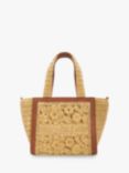 Dune Daisy Floral Applique Embellished Handbag