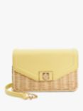 Dune Dassia Mini Turnlock Wicker Cross Body Bag