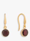 Auree Barcelona Birthstone Gold Vermeil Drop Earrings