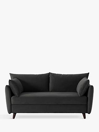 Model 08 Range, Swyft Model 08 2.5 Seater Sofa, Dark Leg, Velvet Charcoal