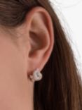 Sif Jakobs Jewellery Cubic Zirconia Knot Stud Earrings