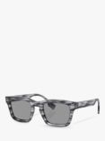 Burberry BE4403 Men's Rectangular Sunglasses, Grey