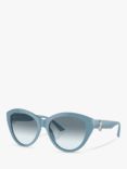 Jimmy Choo JC5007 Women's Cat's Eye Sunglasses, Blue