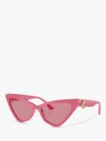 Jimmy Choo JC5008 Women's Cat's Eye Sunglasses, Pink