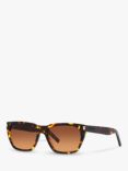 Yves Saint Laurent YS000474 Men's Rectangular Sunglasses, Tortoise